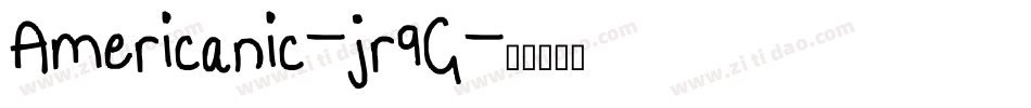 Americanic-jr9G字体转换