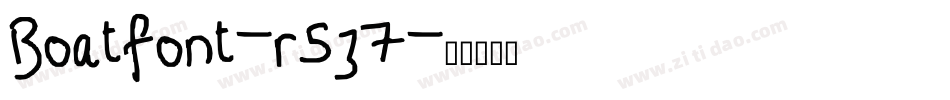 Boatfont-r5z7字体转换