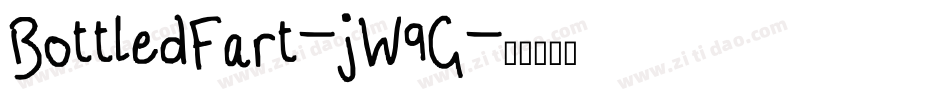 BottledFart-jW9G字体转换