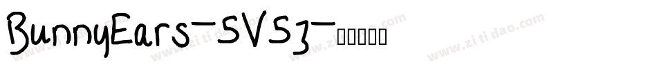 BunnyEars-5V5z字体转换