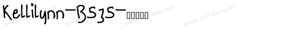 Kellilynn-B5z5字体转换