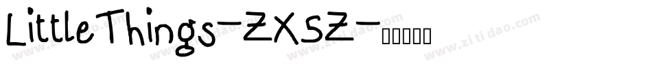 LittleThings-ZX5Z字体转换