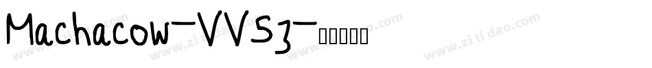 Machacow-VV5z字体转换