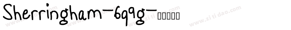 Sherringham-6q9g字体转换 Sherringham-6q9g字体转换