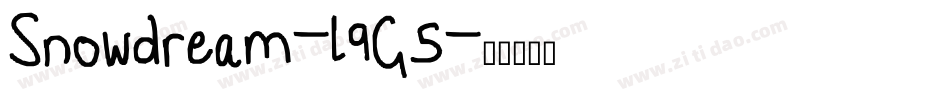 Snowdream-l9G5字体转换 Snowdream-l9G5字体转换