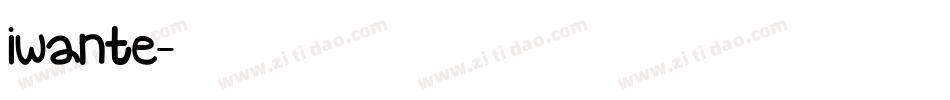 iwante字体转换