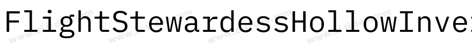 FlightStewardessHollowInvers-vL7L字体转换