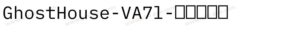 GhostHouse-VA7l字体转换