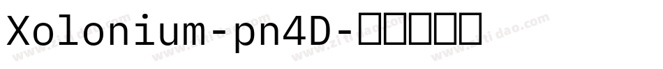 Xolonium-pn4D字体转换