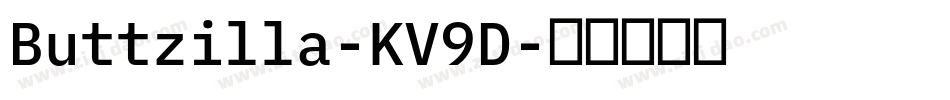 Buttzilla-KV9D字体转换