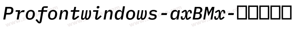 Profontwindows-axBMx字体转换