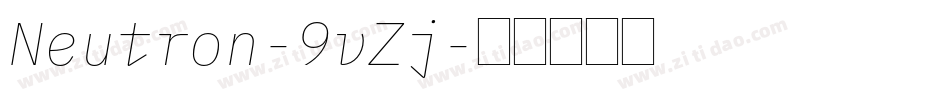 Neutron-9vZj字体转换