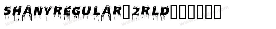 ShanyRegular-2Rld字体转换