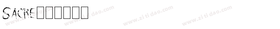 Sacre字体转换