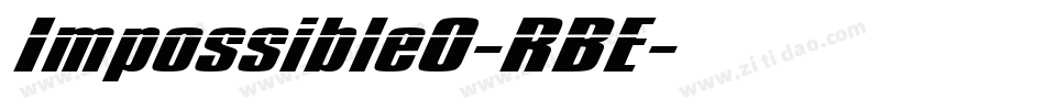 Impossible0-RBE字体转换