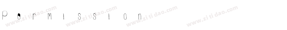 Permission字体转换