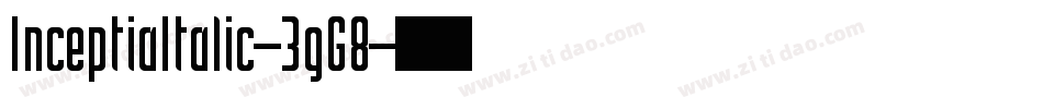 InceptiaItalic-3gG8字体转换