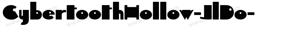 CybertoothHollow-JlDo字体转换