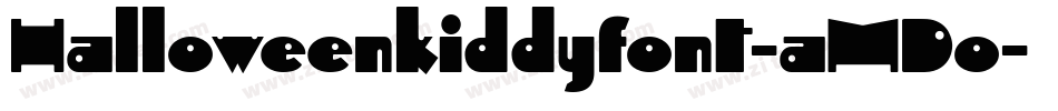 Halloweenkiddyfont-aMDo字体转换