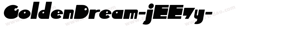 GoldenDream-jEE7y字体转换