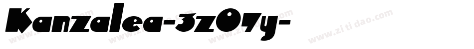 Kanzalea-3zO7y字体转换