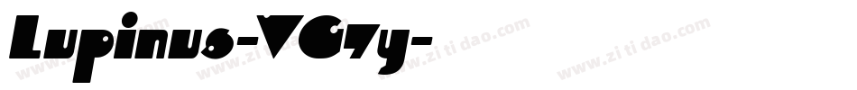Lupinus-VG7y字体转换