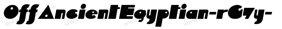 OffAncientEgyptian-rG7y字体转换