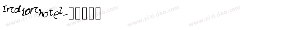 Indianhotel字体转换