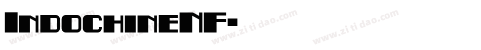 IndochineNF字体转换
