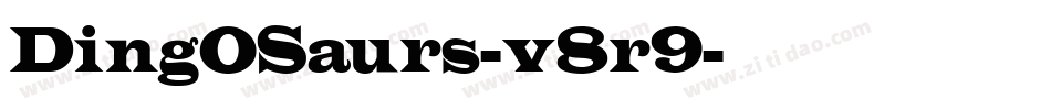 DingOSaurs-v8r9字体转换