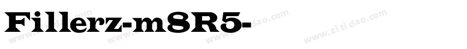 Fillerz-m8R5字体转换