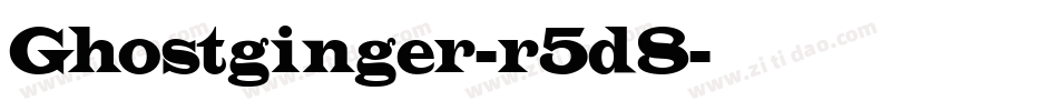 Ghostginger-r5d8字体转换
