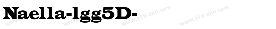 Naella-lgg5D字体转换