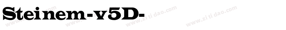 Steinem-v5D字体转换