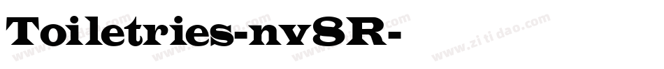 Toiletries-nv8R字体转换