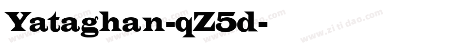 Yataghan-qZ5d字体转换 Yataghan-qZ5d字体转换