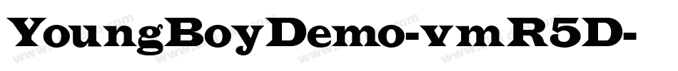 YoungBoyDemo-vmR5D字体转换