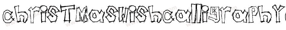 ChristmasWishCalligraphyCalligraphy-yKzZ字体转换