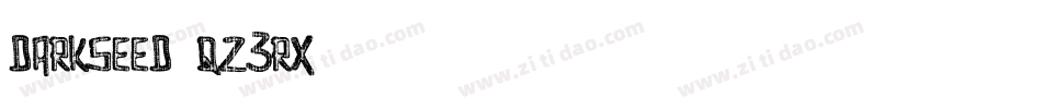 DarkSeed-qZ3Rx字体转换