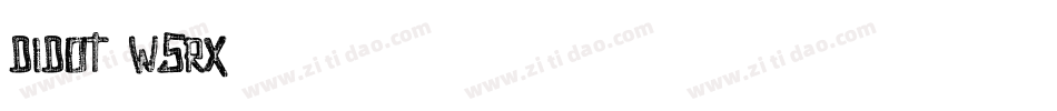 Didot-w5Rx字体转换