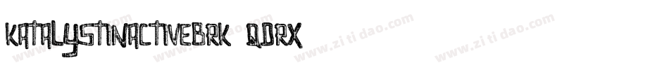 KatalystInactiveBrk-qDRx字体转换