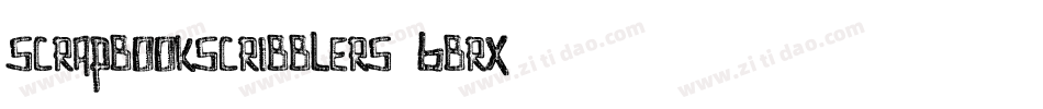 ScrapbookScribblers-6BRx字体转换 ScrapbookScribblers-6BRx字体转换