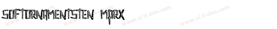 SoftOrnamentsTen-mpRx字体转换 SoftOrnamentsTen-mpRx字体转换