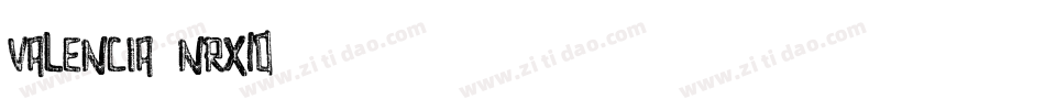 Valencia-nRx10字体转换