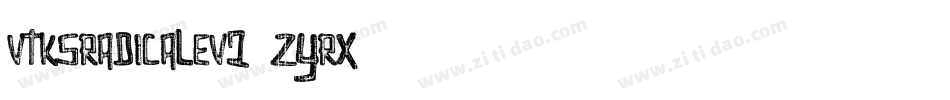 VtksRadicaleV2-ZYRx字体转换