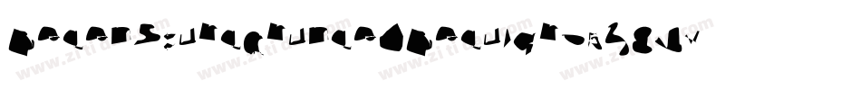 RegensburgGrungedRegular-518Vv字体转换