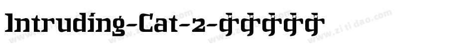 Intruding-Cat-2字体转换