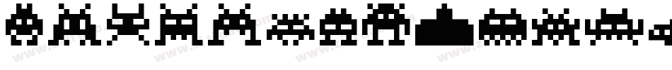 Invaders-6RY1字体转换