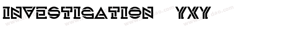 Investigation-3yxy字体转换