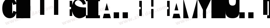 CollegiateheavyoutlineMedium-B0yx字体转换